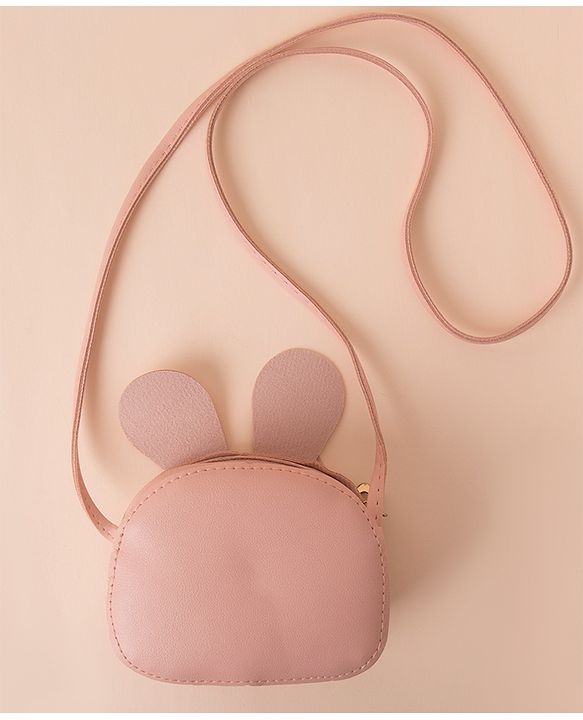 Babyhug Kitty Shaped Sling Bag - Peach
