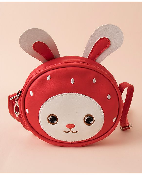 Babyhug Free Size Sling Bag Bunny Print - Red