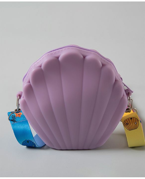 Babyhug Star Printed Sling Bag - Purple