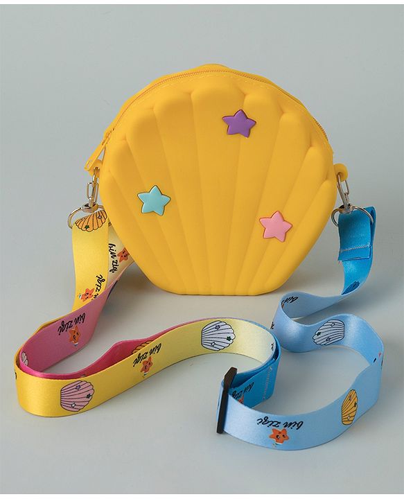 Babyhug Star Printed Sling Bag - Purple