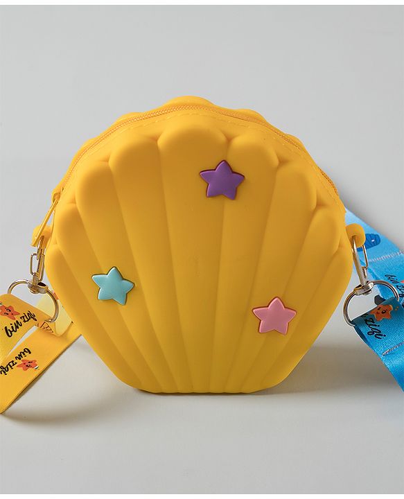 Babyhug Star Printed Sling Bag - Purple