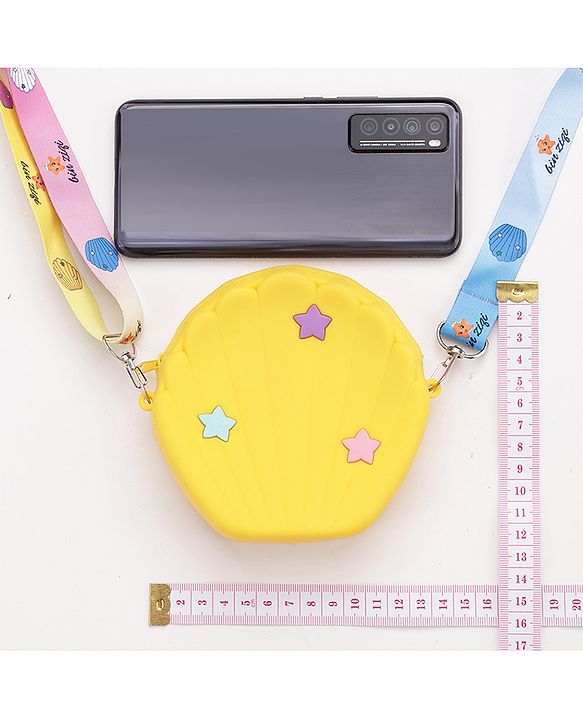Babyhug Star Printed Sling Bag - Purple