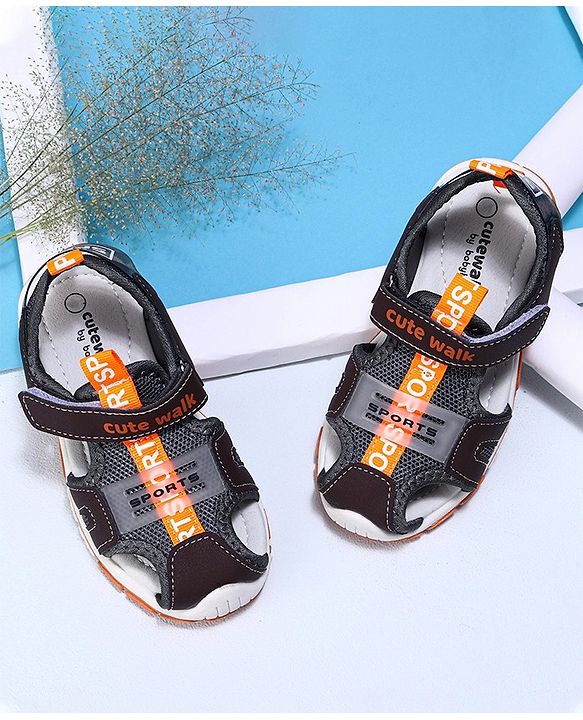Cute Walk by Babyhug Casual Sandals - Brown