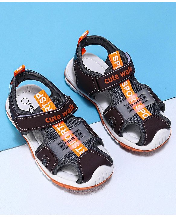 Cute Walk by Babyhug Casual Sandals - Brown