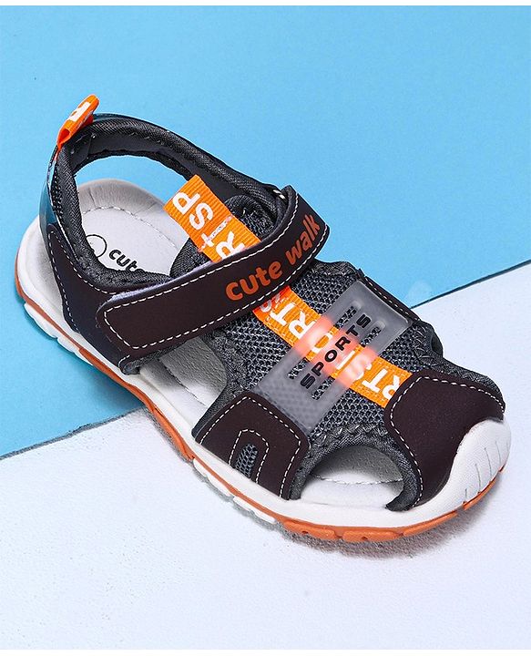 Cute Walk by Babyhug Casual Sandals - Brown