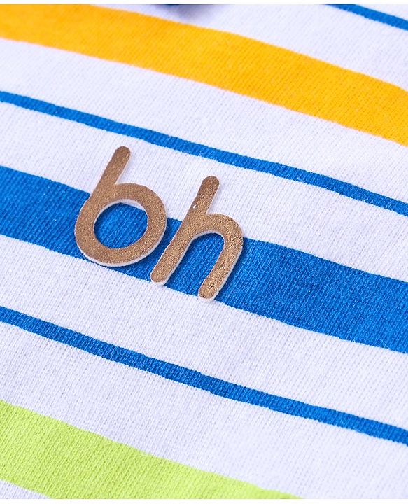 Babyhug Full Sleeves Stripe Tee - Multicolour