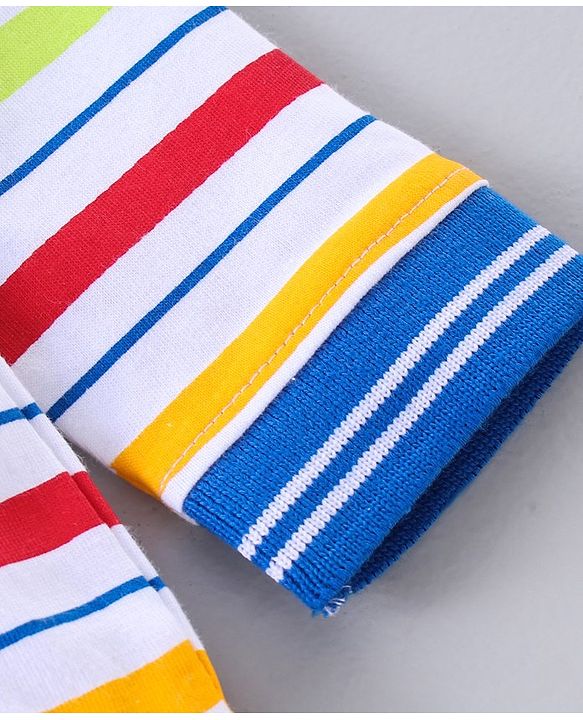 Babyhug Full Sleeves Stripe Tee - Multicolour