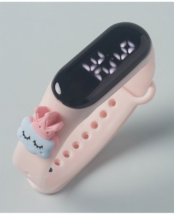 Babyhug Free Size Digital Watch - Pink