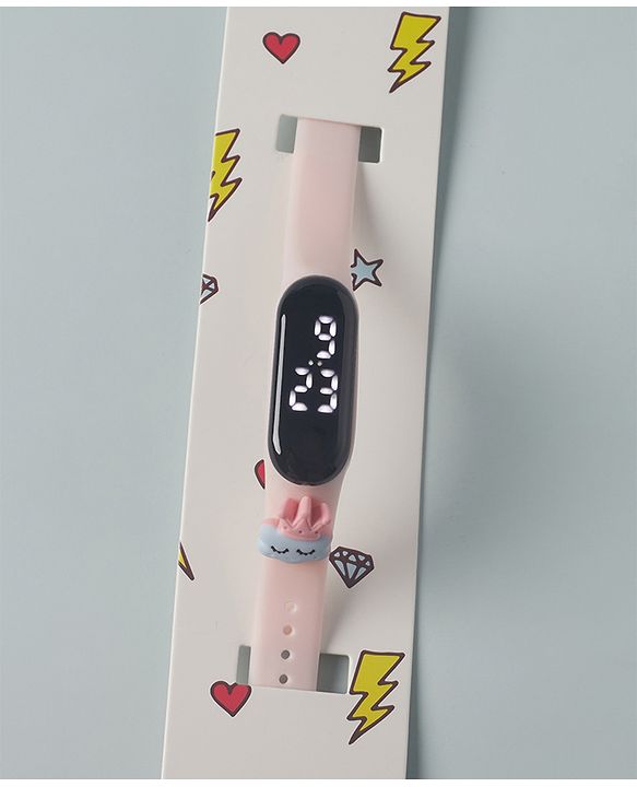 Babyhug Free Size Digital Watch - Pink