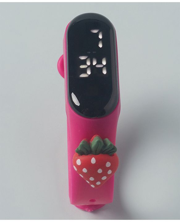 Babyhug Free Size Digital Watch - Brown