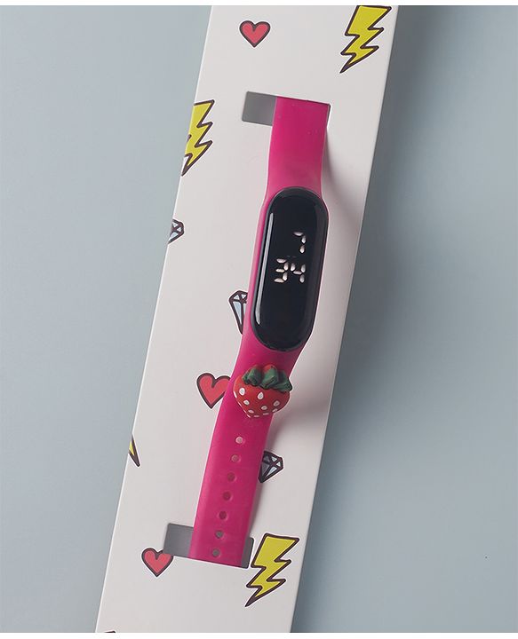 Babyhug Free Size Digital Watch - Brown