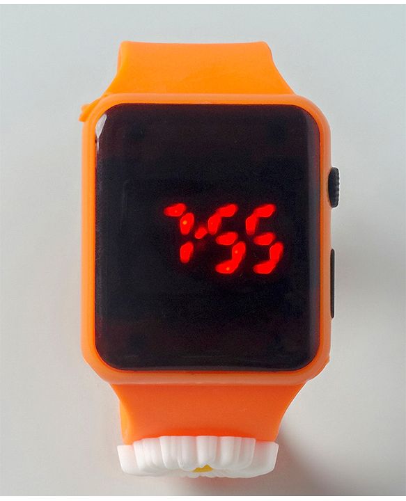 Babyhug Free Size Digital Watch - Orange