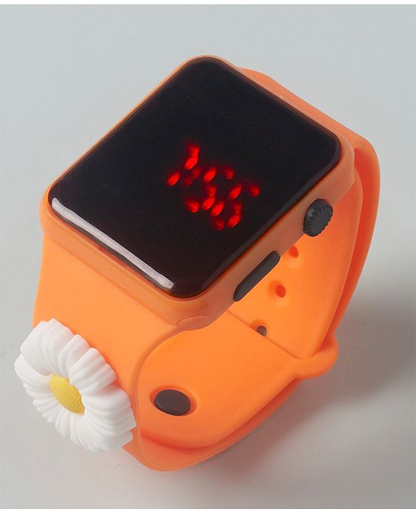 Babyhug Free Size Digital Watch - Orange