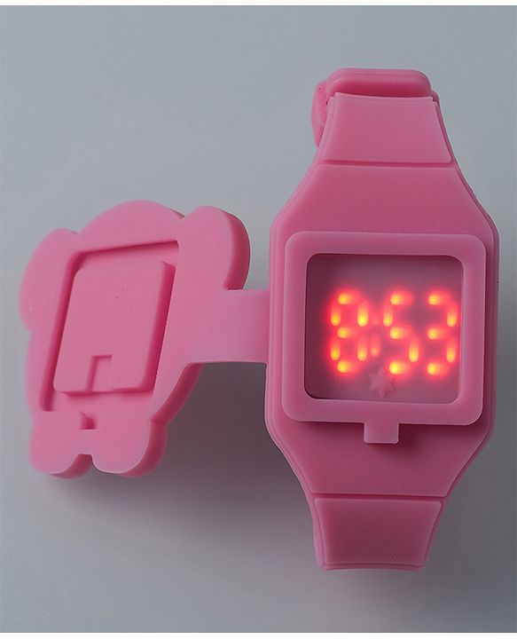 Babyhug Free Size Digital Watch - pink