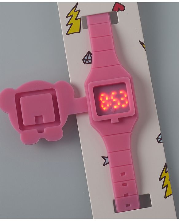 Babyhug Free Size Digital Watch - pink