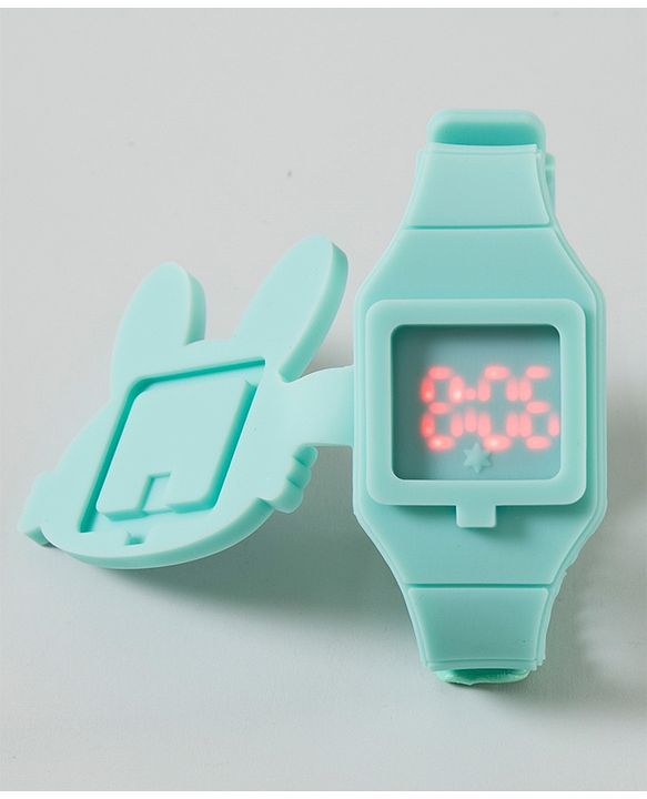 Babyhug Free Size Digital Watch - Green