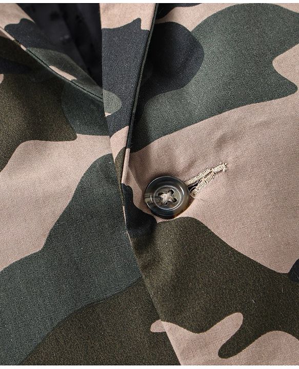 Babyhug Boys Full Sleeves Party Wear Blazer - Camouflage