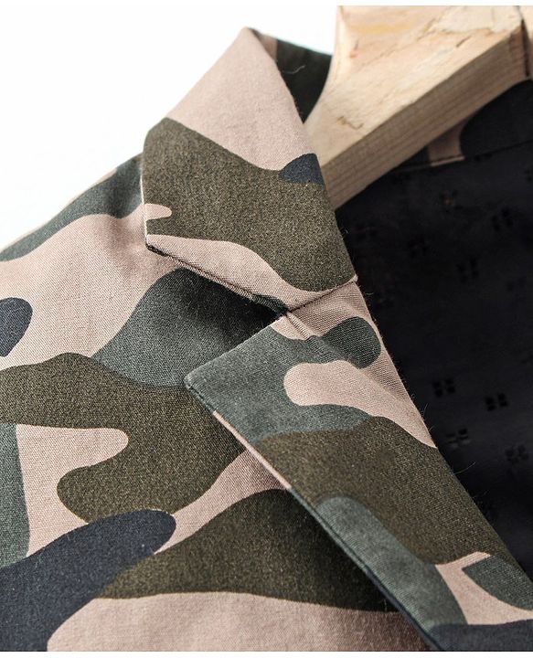 Babyhug Boys Full Sleeves Party Wear Blazer - Camouflage