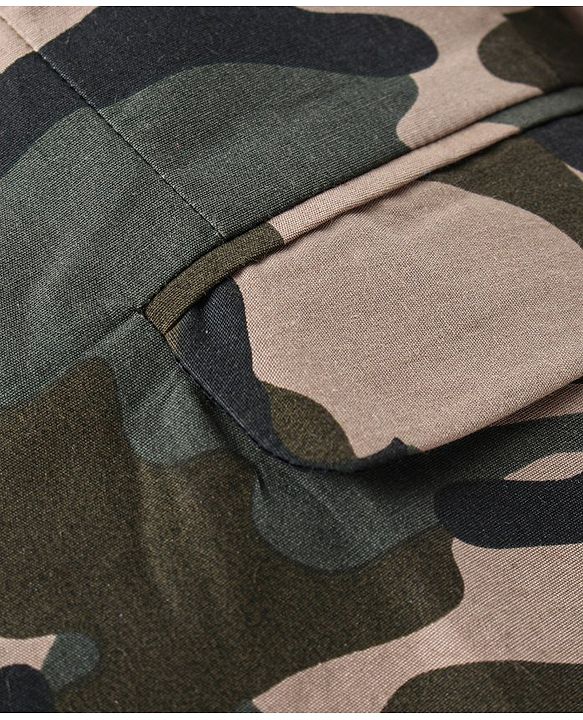 Babyhug Boys Full Sleeves Party Wear Blazer - Camouflage