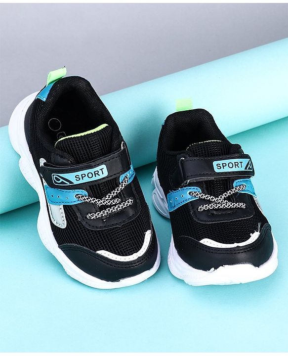 Cute Walk by Babyhug Sports Shoes - Black