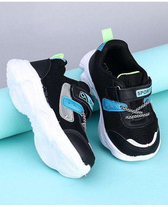 Cute Walk by Babyhug Sports Shoes - Black