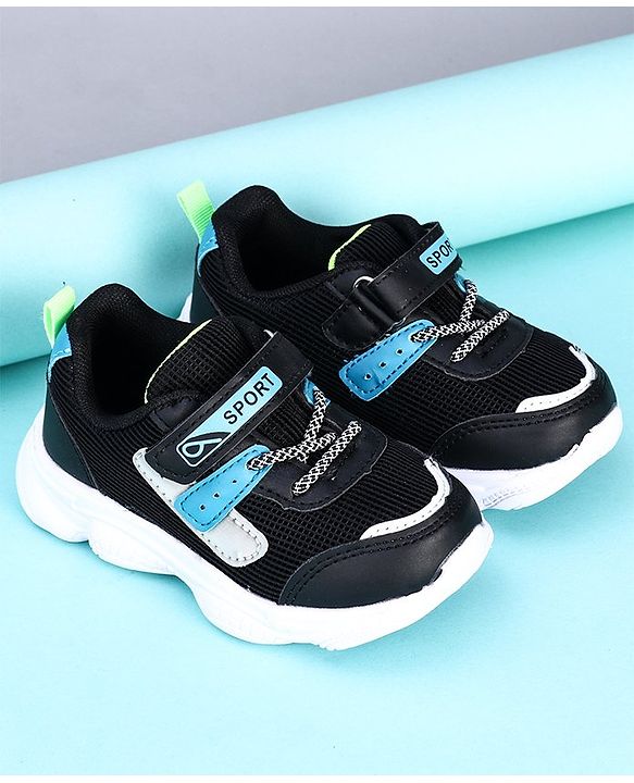 Cute Walk by Babyhug Sports Shoes - Black