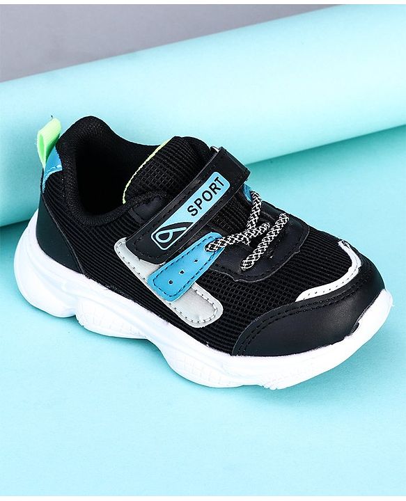 Cute Walk by Babyhug Sports Shoes - Black