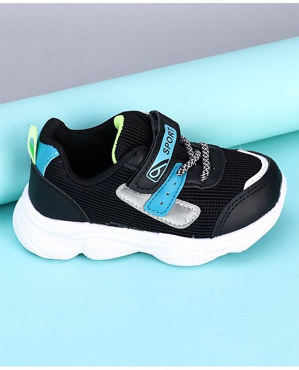 Cute Walk by Babyhug Sports Shoes - Black