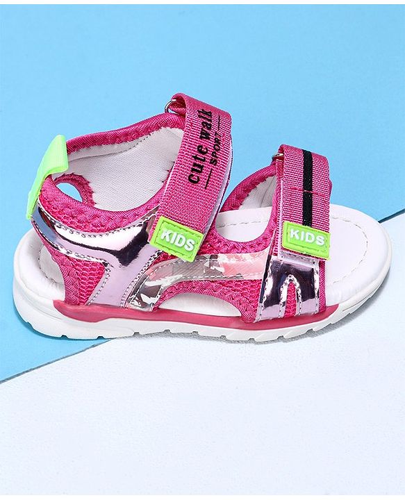 Cute Walk by Babyhug Sandal - Dark Pink