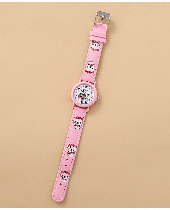 Bayhug Free Size Analog Watch - Pink