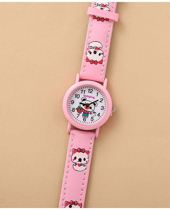 Bayhug Free Size Analog Watch - Pink