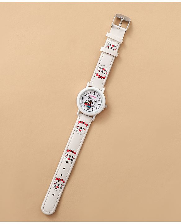 Bayhug Free Size Analog Watch - White
