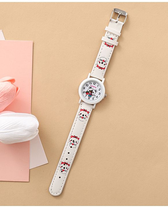Bayhug Free Size Analog Watch - White