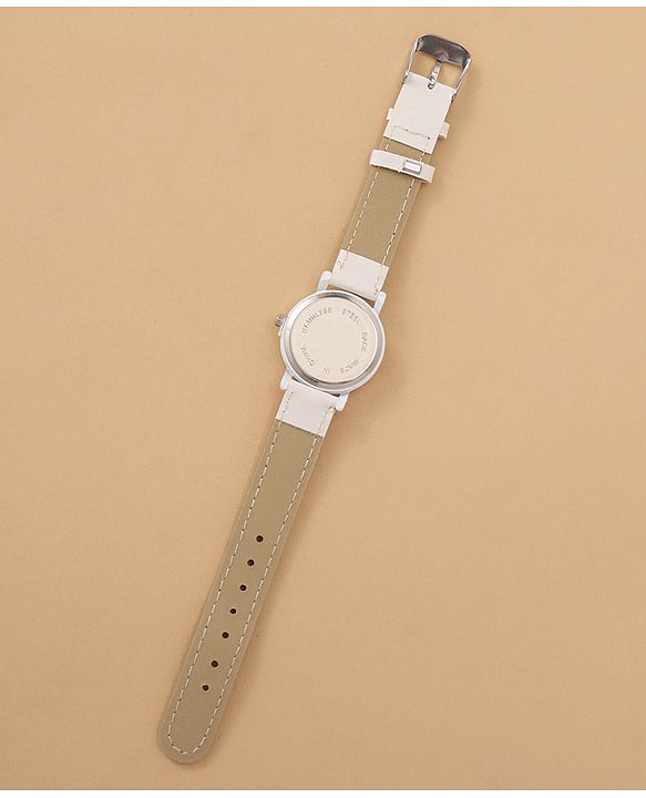 Bayhug Free Size Analog Watch - White