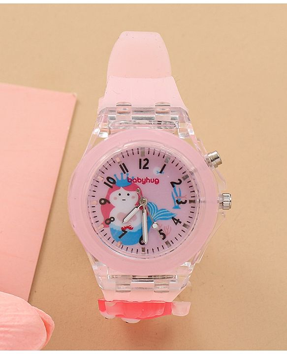 Bayhug Free Size Analog Watch - Pink