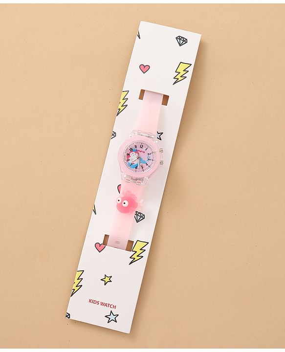 Bayhug Free Size Analog Watch - Pink