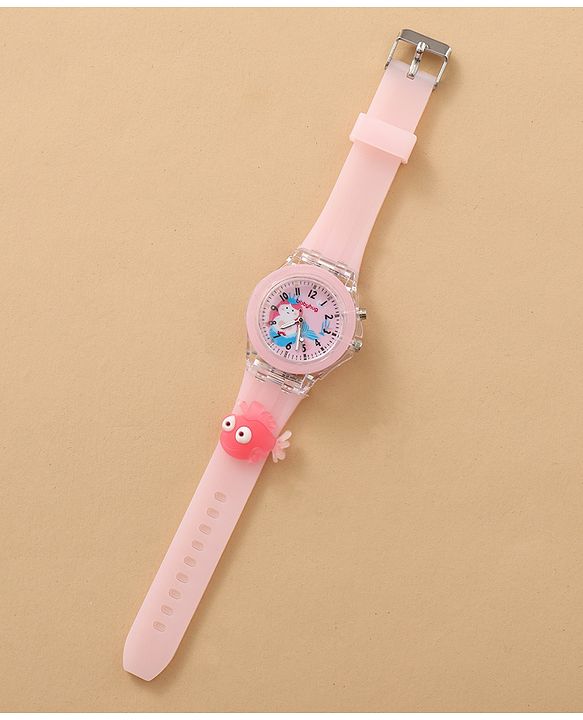 Bayhug Free Size Analog Watch - Pink