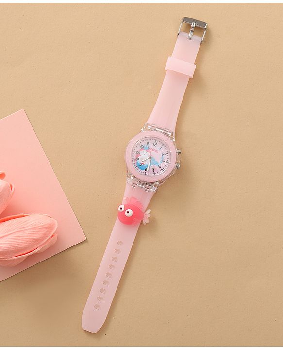 Bayhug Free Size Analog Watch - Pink