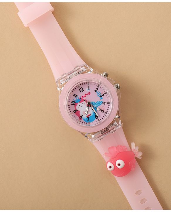 Bayhug Free Size Analog Watch - Pink