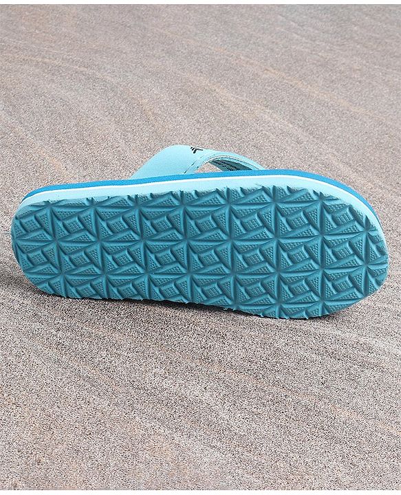Pine Kids Frozen Printed Flip Flop - Aqua