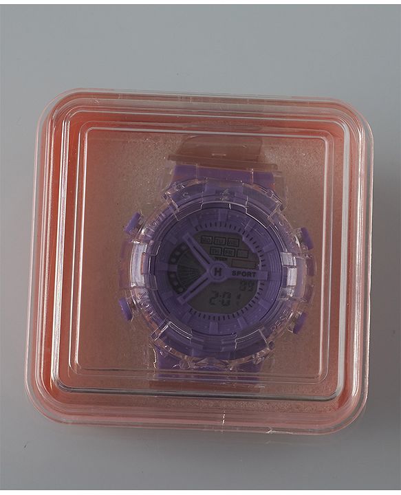 Pine Kids Free Size Digital Watch - Purple
