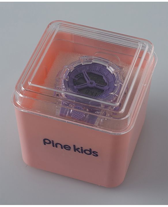 Pine Kids Free Size Digital Watch - Purple