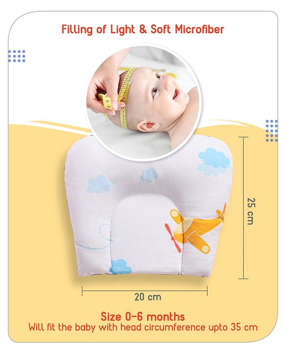Babyhug Premium 180 TC Cotton Baby Bedding Essentials Set Pack of 6 Aeroplane Theme-Navy Blue