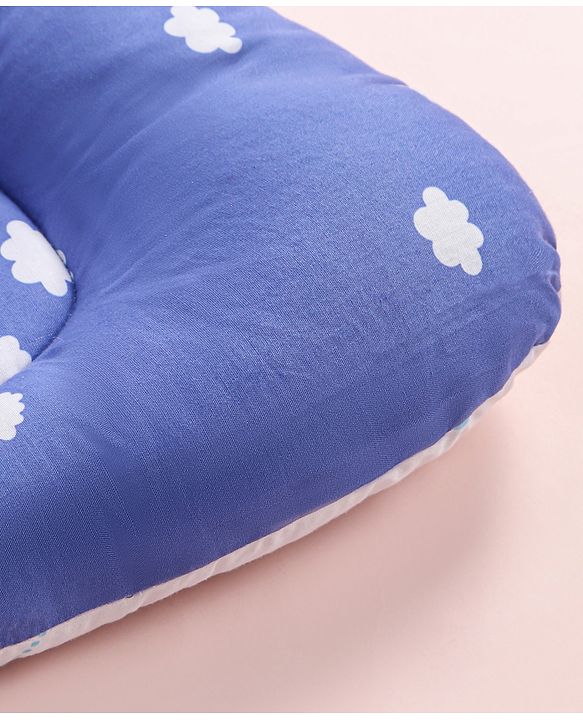Babyhug Premium 180 TC Cotton Baby Bedding Essentials Set Pack of 6 Aeroplane Theme-Navy Blue