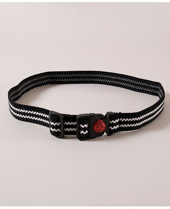 Babyhug Free Size Belt Strawberry Patch - Black