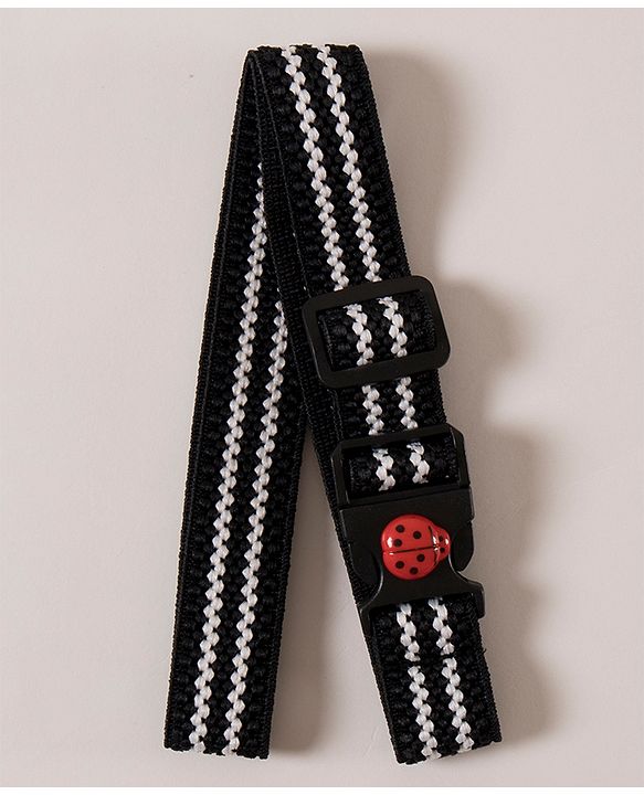 Babyhug Free Size Belt Strawberry Patch - Black