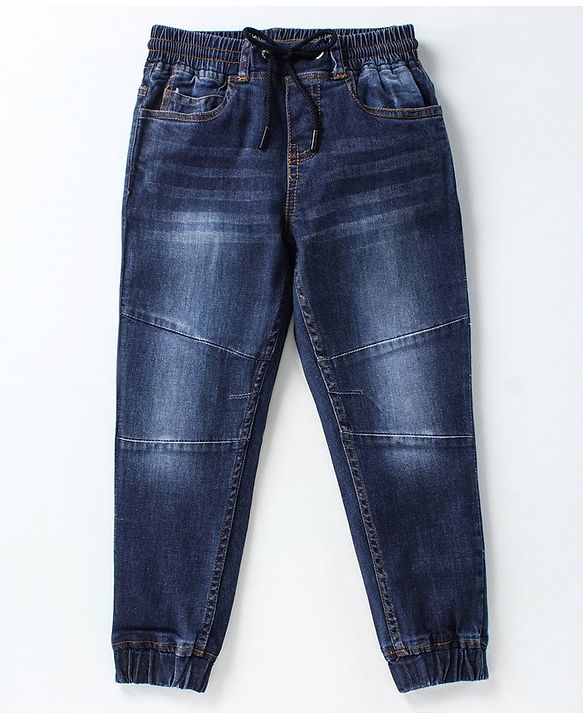 Pine Kids Full Length Enzyme Wash Denim Jeans - Blue