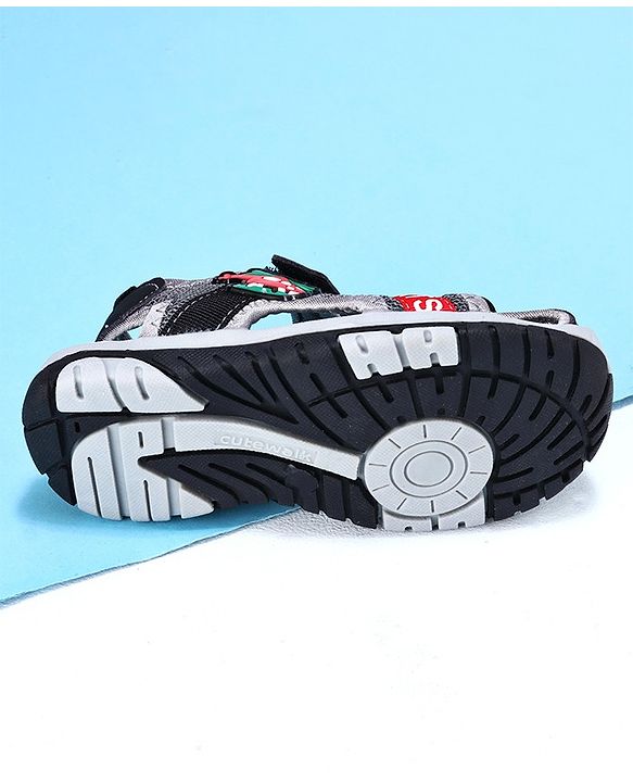 Cute Walk by Babyhug Sandals - Black