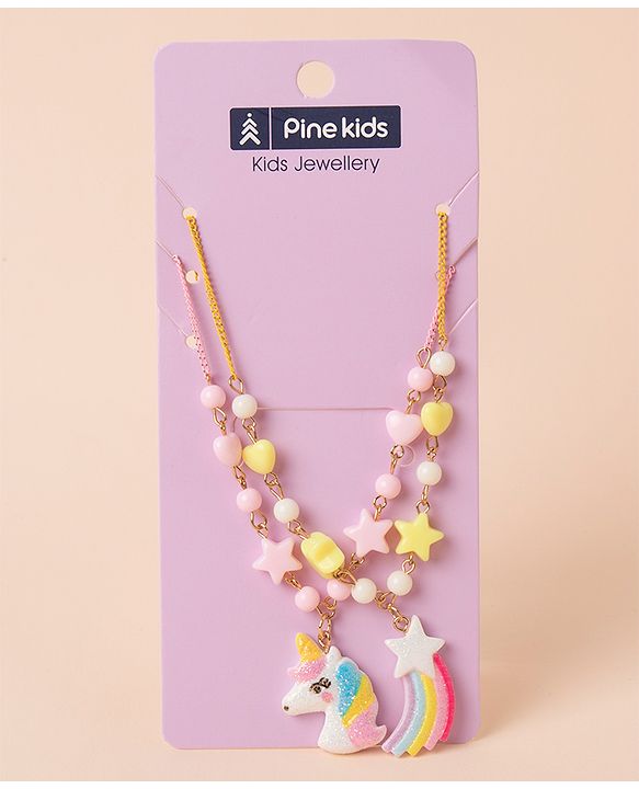 Pine Kids Unicorn Jewellery Set - Multicolor