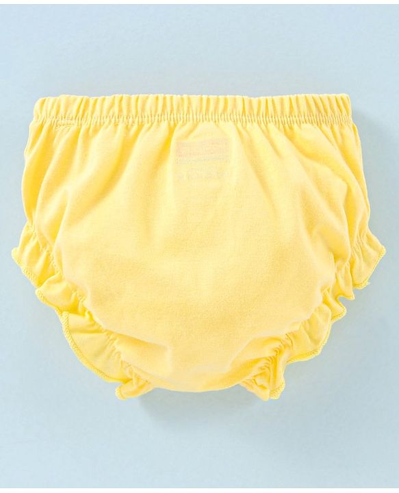 Babyhug 100% Cotton Bloomers Heart Print Pack of 3 - Multicolor